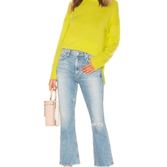 NWT Citizens of Humanity Demy Cropped Flare Jeans Size 31 - Picture 2 of 14